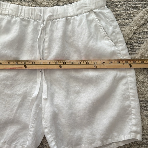 EILEEN FISHER Organic-Linen Long Shorts Size Medium - Picture 10 of 13